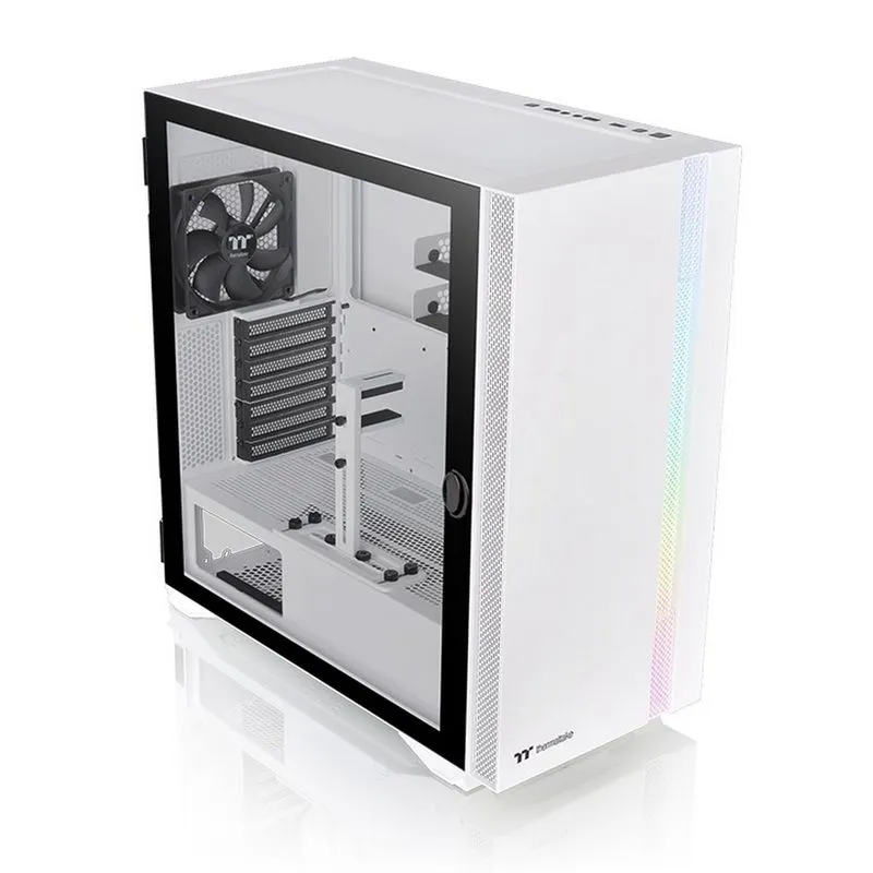 Gabinete E-ATX - Thermaltake MID TOWER H700 TG Snow - CA-1Y1-00M6WN-00