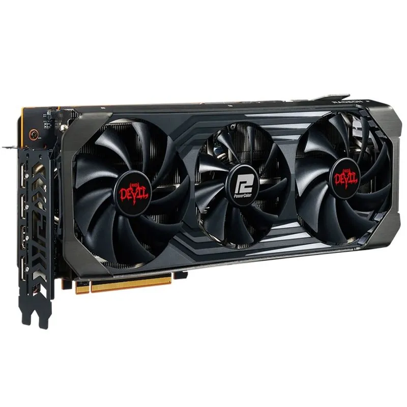 Placa de vídeo - AMD Radeon RX6700 XT (12GB / PCI-E) - POWER COLOR Red Devil - AXRX 6700XT 12GBD6-3DHE/OC