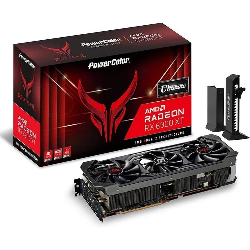 Placa De Video Power Color Radeon Axrx 6900xtu 16g Gddr6 256