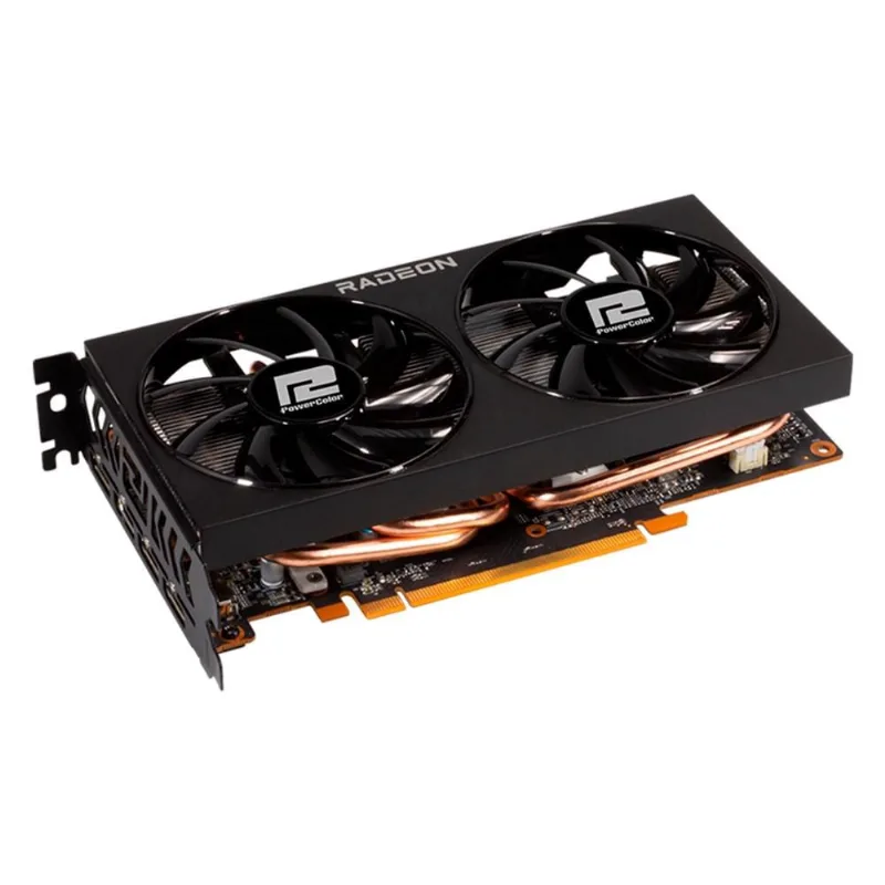 Placa De Vídeo Power Color Radeon axrx 6600 8GBD6 - 3DH (gpu rx 6600, 8GB, GDDR6)