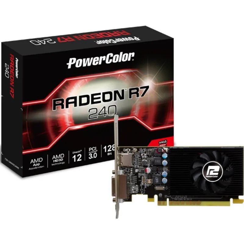 Placa De Video R7 240 4gb Gddr5 128bits/4gbd5-hlev2/axr7