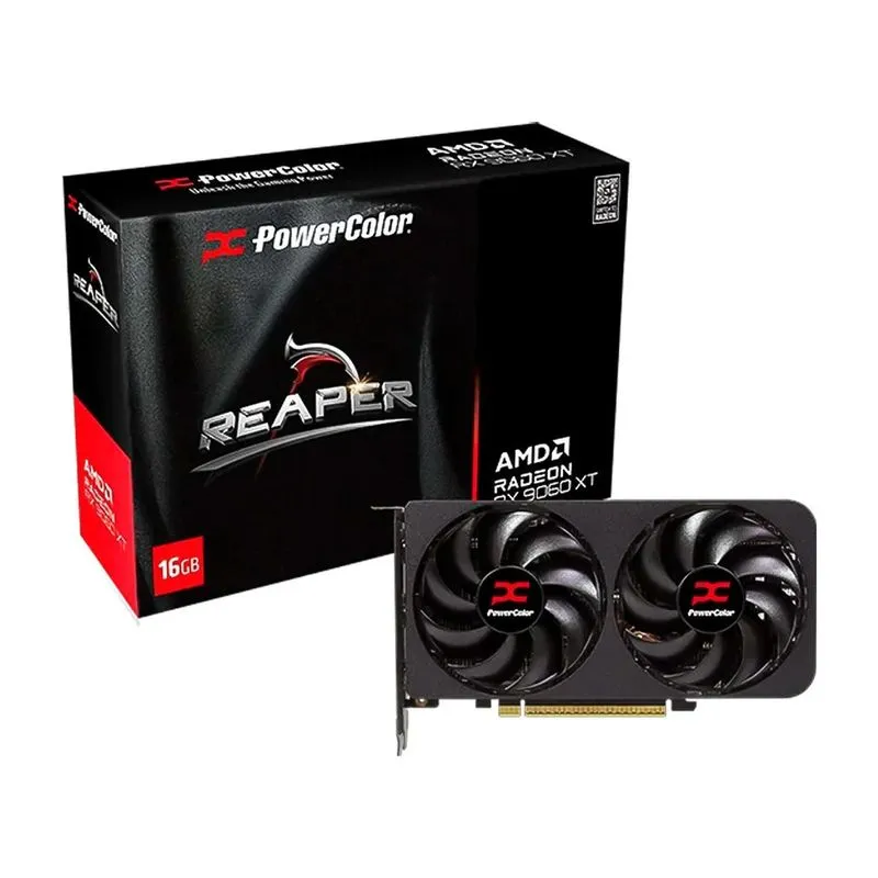 Placa De Video Powercolor Amd Radeon Rx 9060xt 16gb Gddr6 128bits 16g-a Power Color