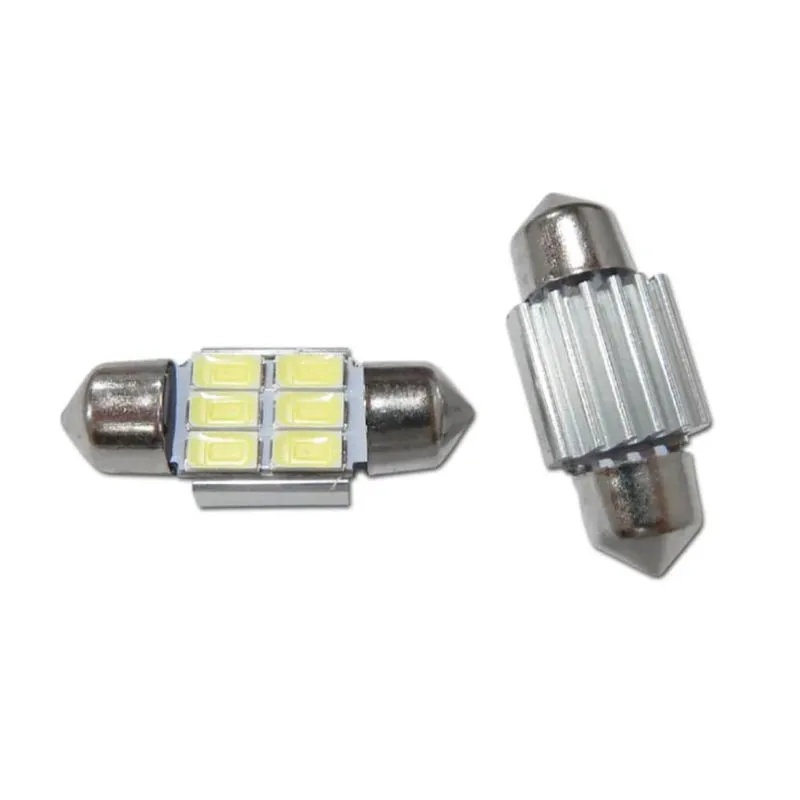 Par Lâmpadas Automotiva Torpedo 6 LEDs 31 mm GC