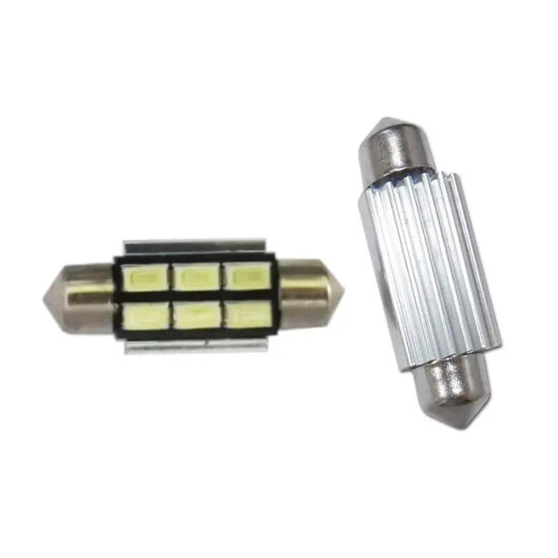 Par Lâmpadas Automotiva Torpedo 6 LEDs 36 mm GC