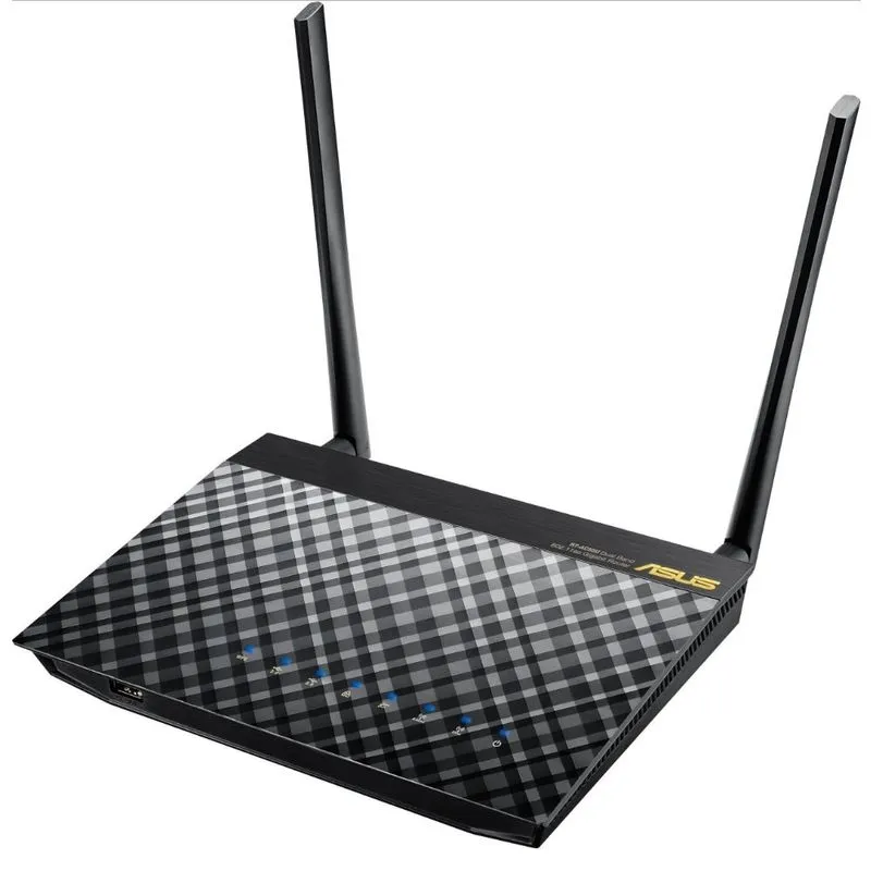 Roteador Wireless - Asus Dual-Band AC1200 - Preto - RT-AC55U
