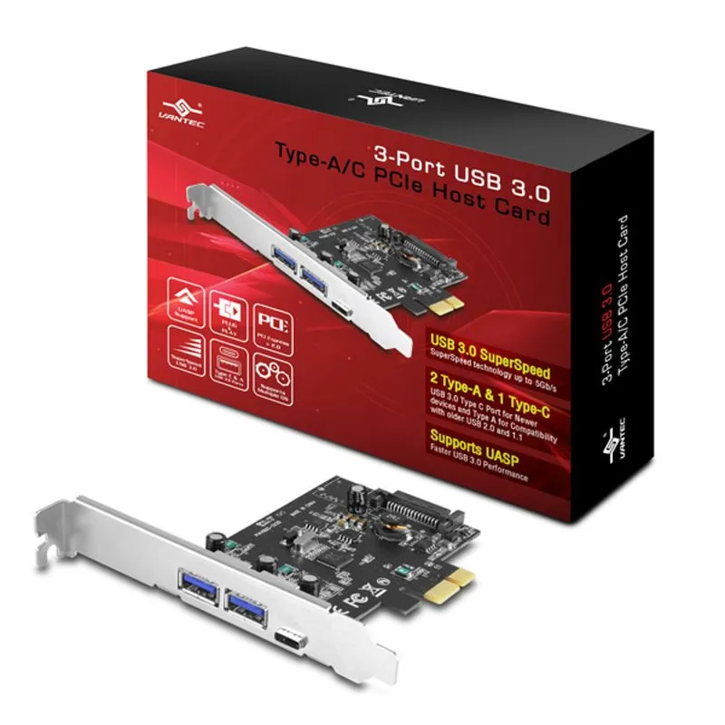 Controladora USB 3.0 - PCI-E - Vantec - UGT-PC331AC