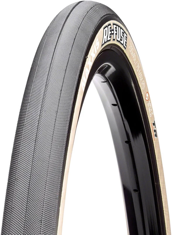 Maxxis Re-Fuse Tire 700 x 32 Tubeless Folding Black/Light Tan Dual MaxxShield