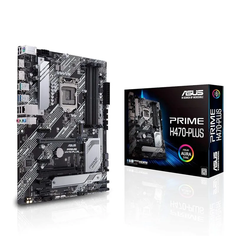Placa mãe LGA 1200 - Asus PRIME H470-PLUS/CSM (ATX)