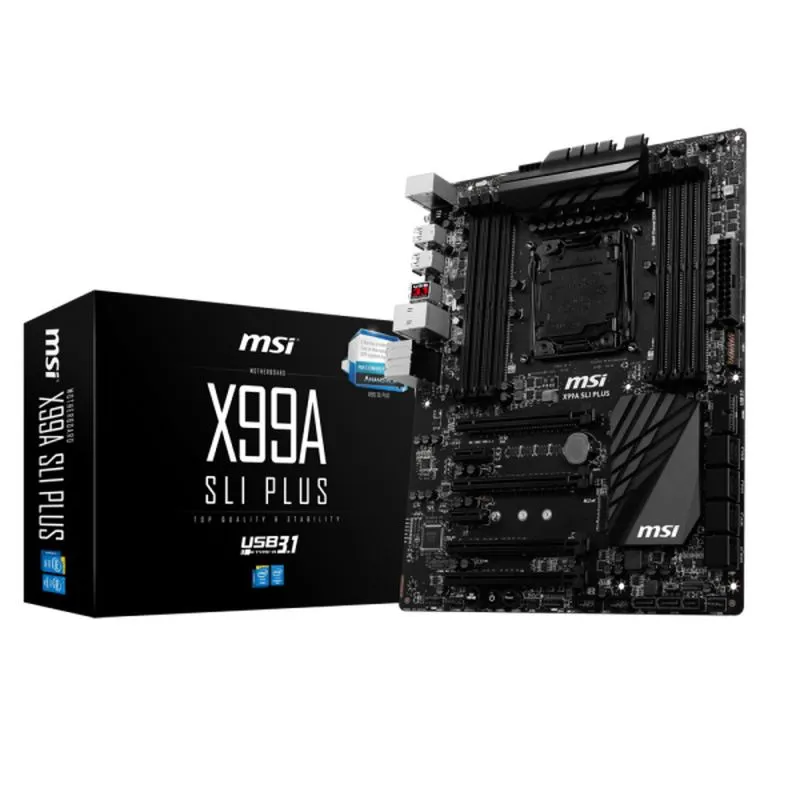 Placa mãe LGA2011-v3 - MSI X99A SLI Plus (ATX)