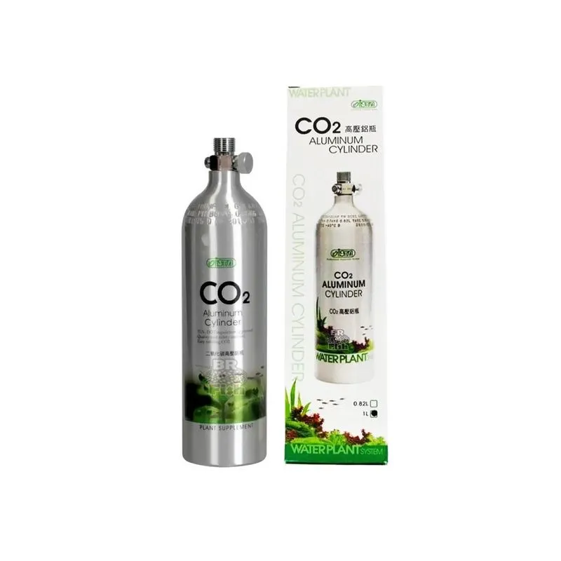 Cilindro Alumínio Co2 Ista Aquários Plantados 1 Litro I-594