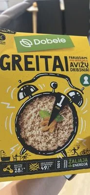 Greitai paruošiami avižiniai dribsniai