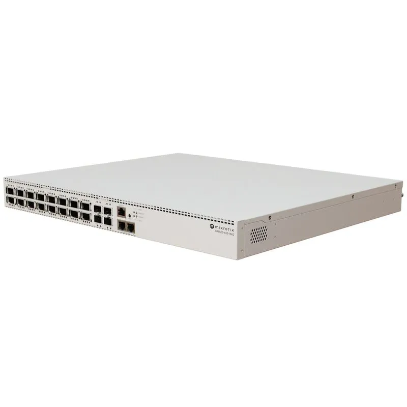 Switch Mikrotik Router 16x QSFP28, 4x SFP28 25G, 2x 10G RJ45 - CRS520-4XS-16XQ-RM