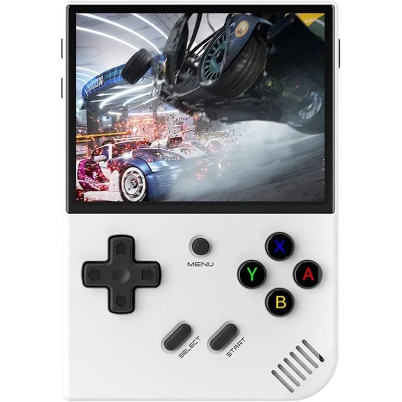 Rg35xx Plus Linux 3.5 Console 64g+128g 6900 Jogos - Branco