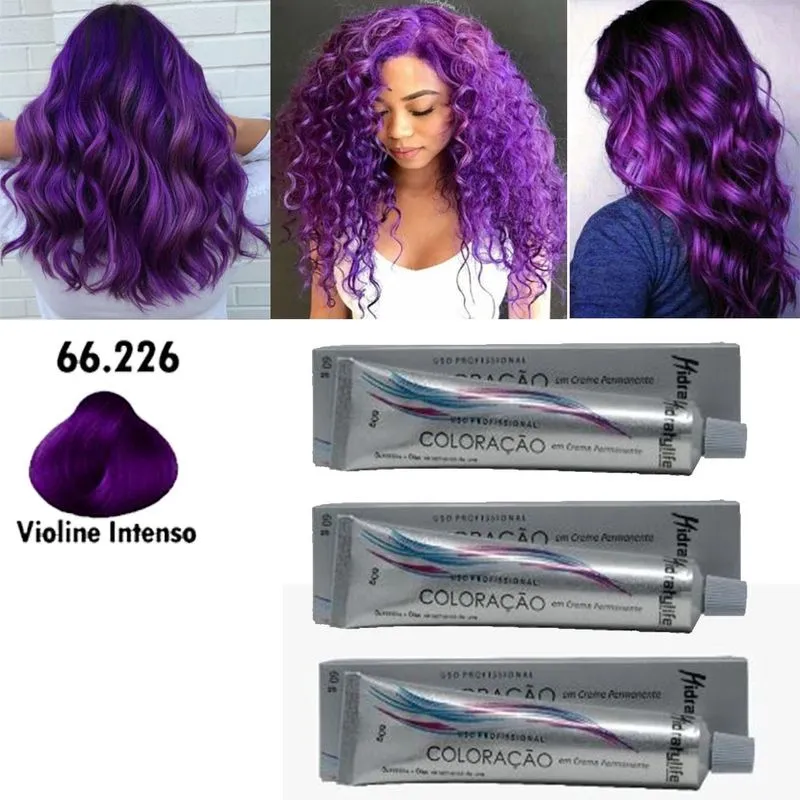 Kit 03 Tinta Coloração Violine 66.226 Mairibel/Hidraty 60g