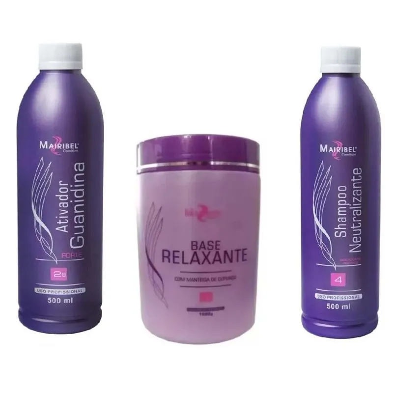 Kit Relaxamento Mairibel Guanidina 3 Passos Profissional