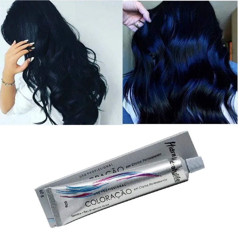 Tinta Coloração Preto Azulado 1.0 Mairibel Hidraty