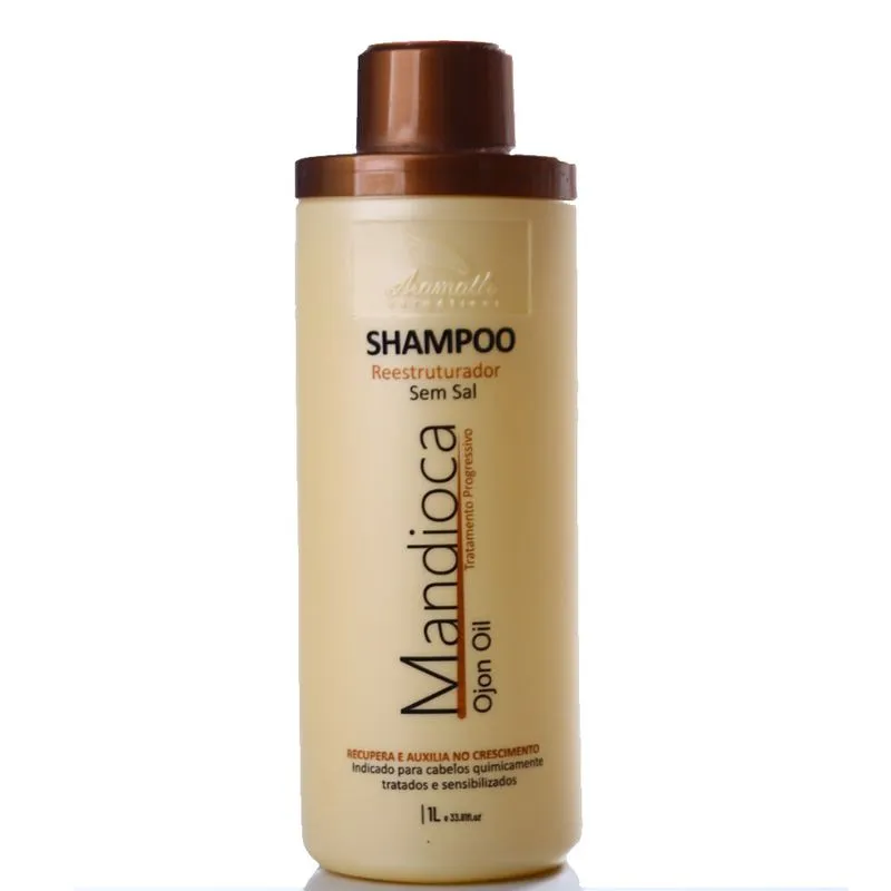 Shampoo Restruturador Mandioca Ojon Oil Aramath Profissional 1L