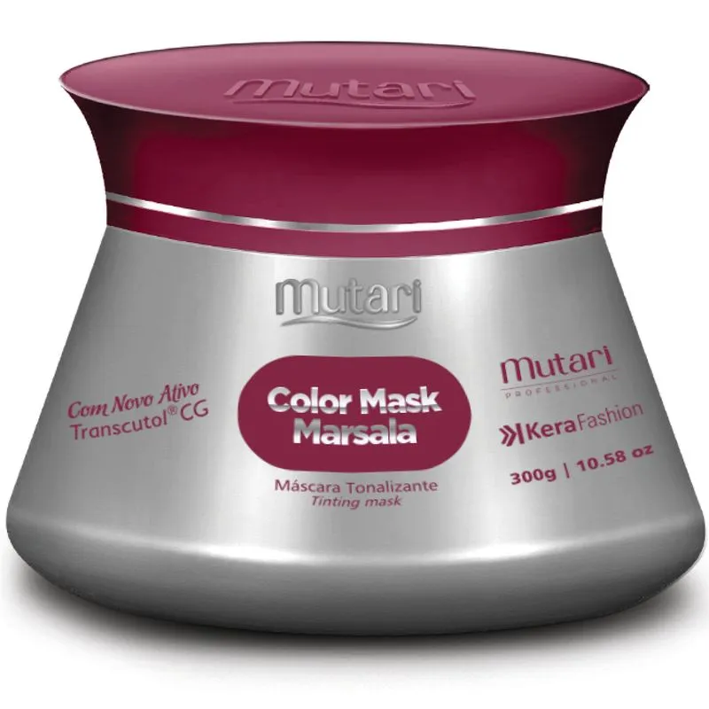 Mascara Tonalizante Marsala Color Mask Mutari 300g