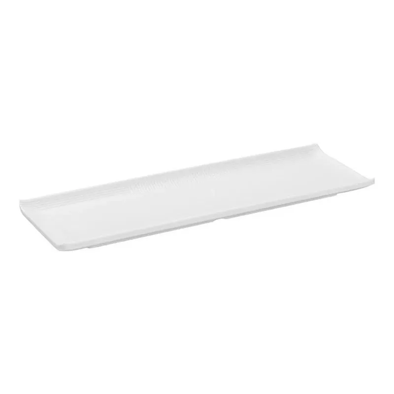 Travessa Retangular Rasa Em Melamina 38,2x12,8x2,3cm Lines O