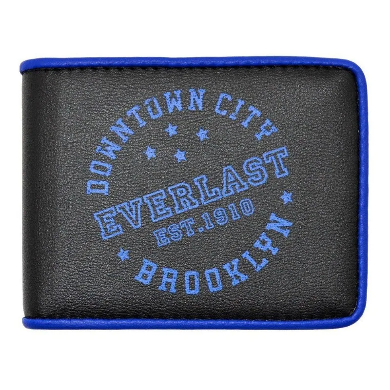 Billetera Hombre Everlast Cuero Ecologico Pu Porta Tarjetas 26763 Negro