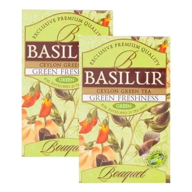 Chá Green Freshness Verde E Menta Brasilur 30g