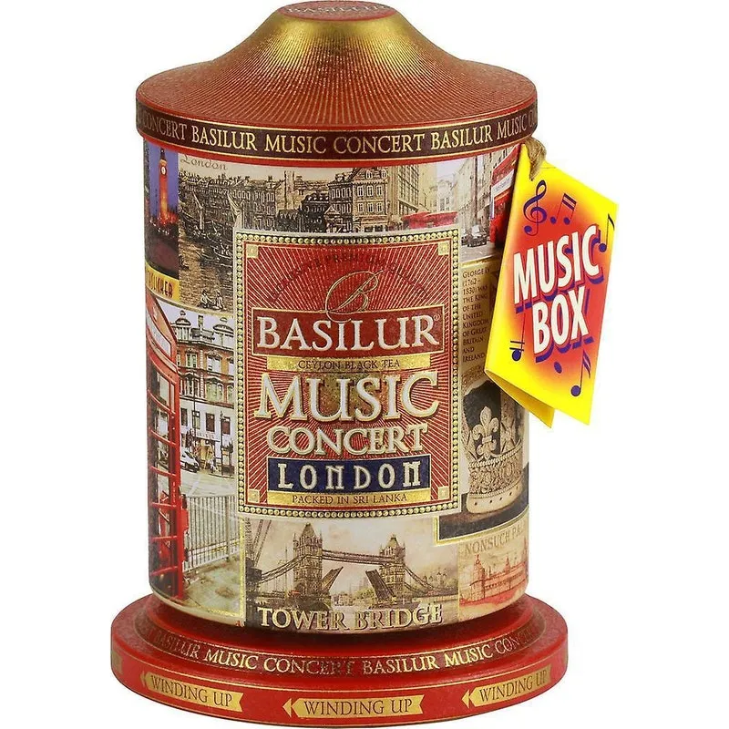 Chá Preto Com Caixa De Musical - Concert Basilur 100g