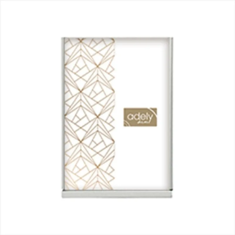 Porta-Retrato 15X20 Prata- Aluminio - Clip - Adely Decor