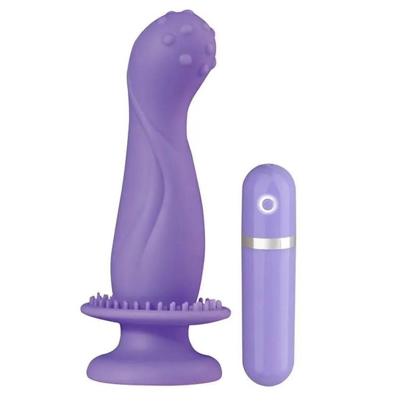Vibrador Ponto G Com Estimuladores,ventosa 10 Vel - Vagina Wand - Nanma