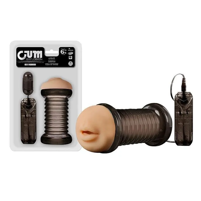 Cum Explosion Masturbador Em Forma Boca Em Cyberskin