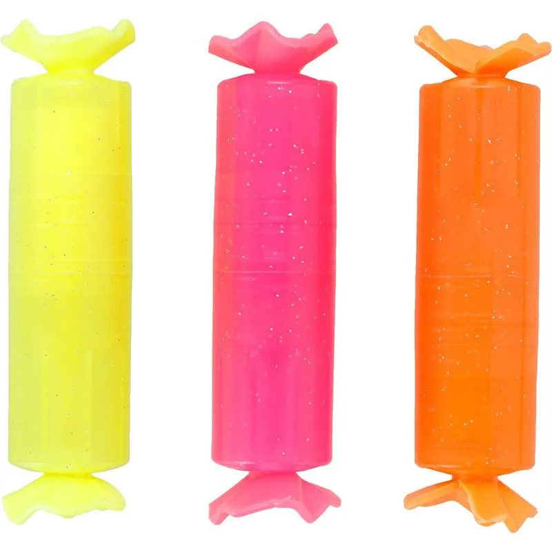 Marcador de Texto Perfumado Formato Bala 3 Unidades Ponta Chanfrada Marcador Perfumado Formato de Bala com 3 unidades - School Basics