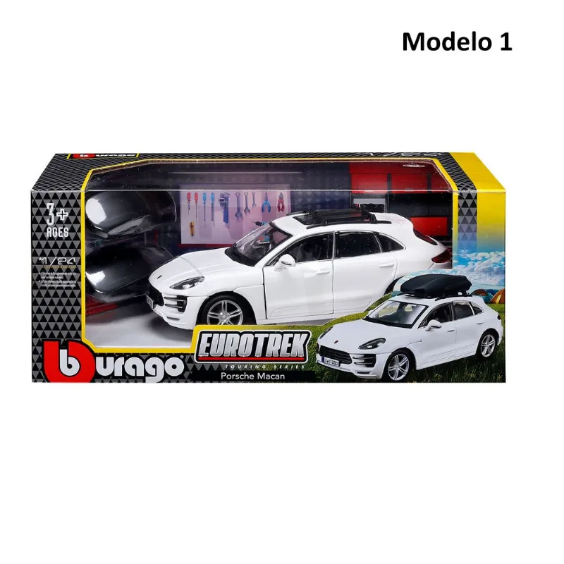 Vehículo eurotrek con accesorios 1:24 modelos surtidos