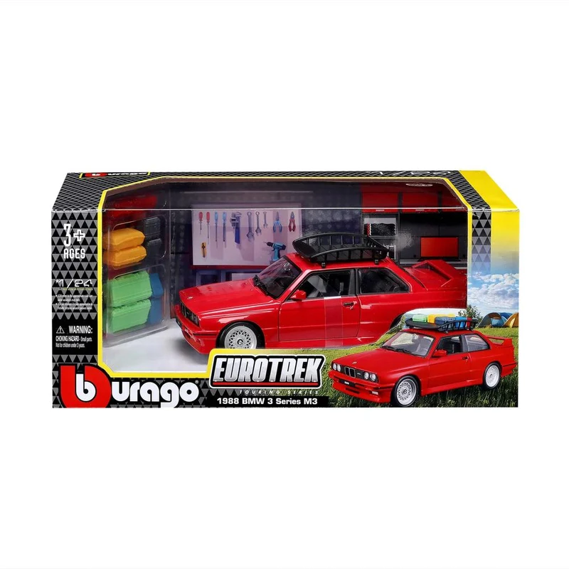 1:24 BMW 3 Series M3 Eurotrek With Roof Rack Red