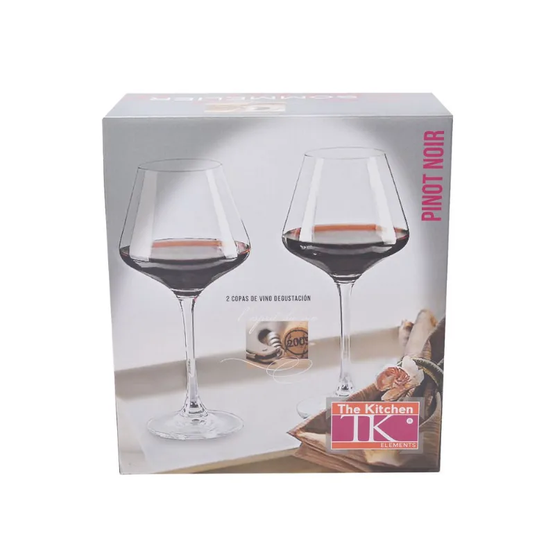Pack x 2 copas de vino pinot noir 455 cc.