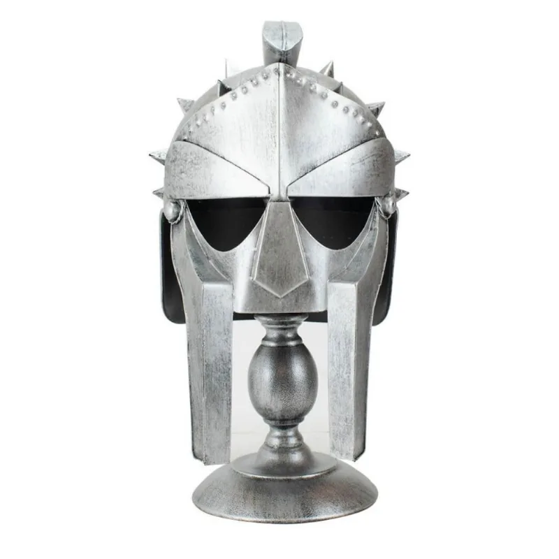 Enfeite Capacete Gladiador Prateado Lextack Yat-6633