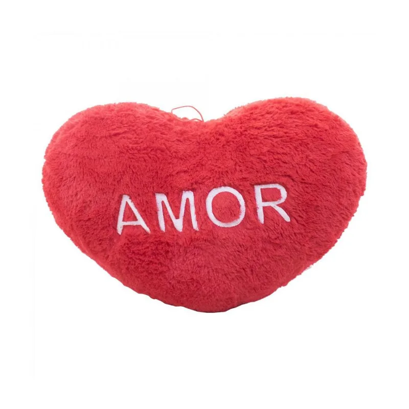 Almofada Coração Amor Vermelho 40X15X50Cm