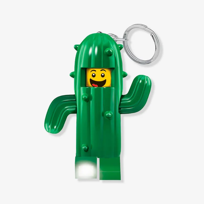 Chaveiro Lego com Lanterna Cactus Guy - Lego