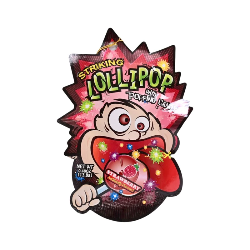 STRIKING LOLLYPOP WITH POPPING CANDY STRAWBERRY FLAVOUR 13.8