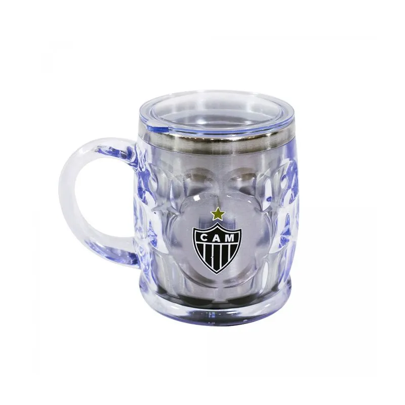 Caneca Térmica Com Tampa 500ml Atlético Mineiro