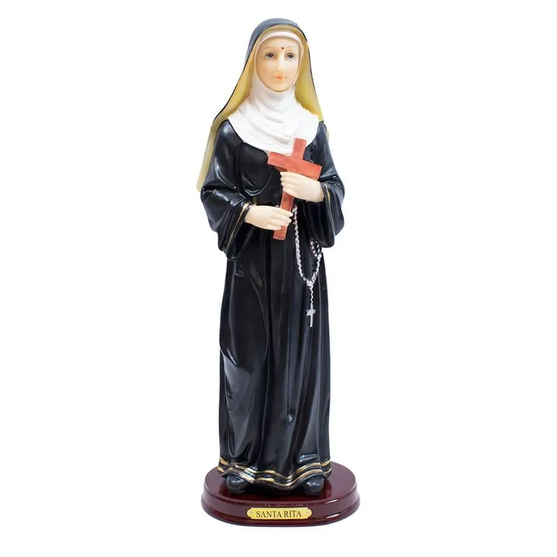Santa Rita 31cm - Enfeite Resina