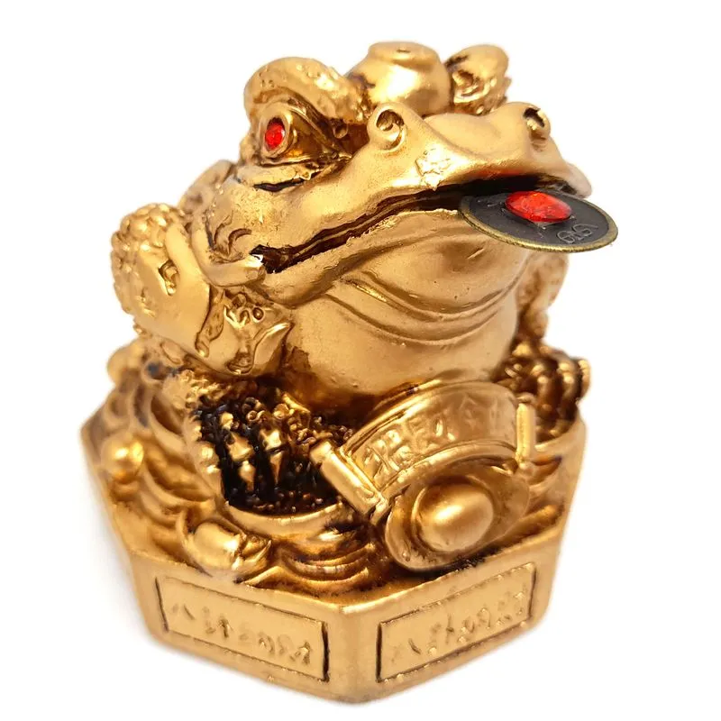 Sapo Da Riqueza Feng Shui Chan Chu Sorte Fortuna Poder 7cm