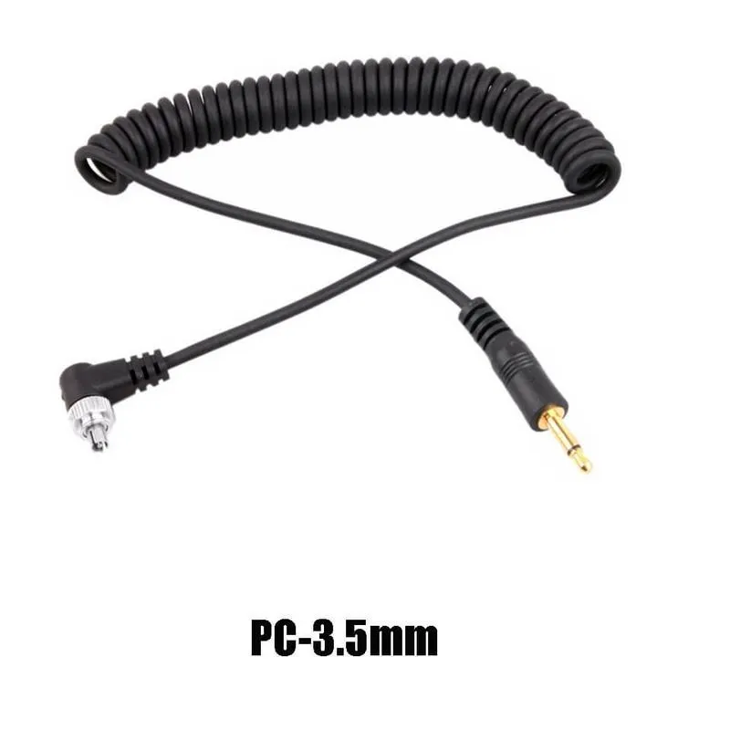 Cabo PC Sync x P2 3.5mm ideal para Flashes (1 metro)