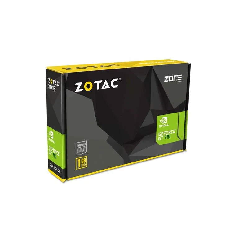 Placa de vídeo - NVIDIA GeForce GT 710 (1GB / PCI-E) - Zotac - ZT-71301-20L