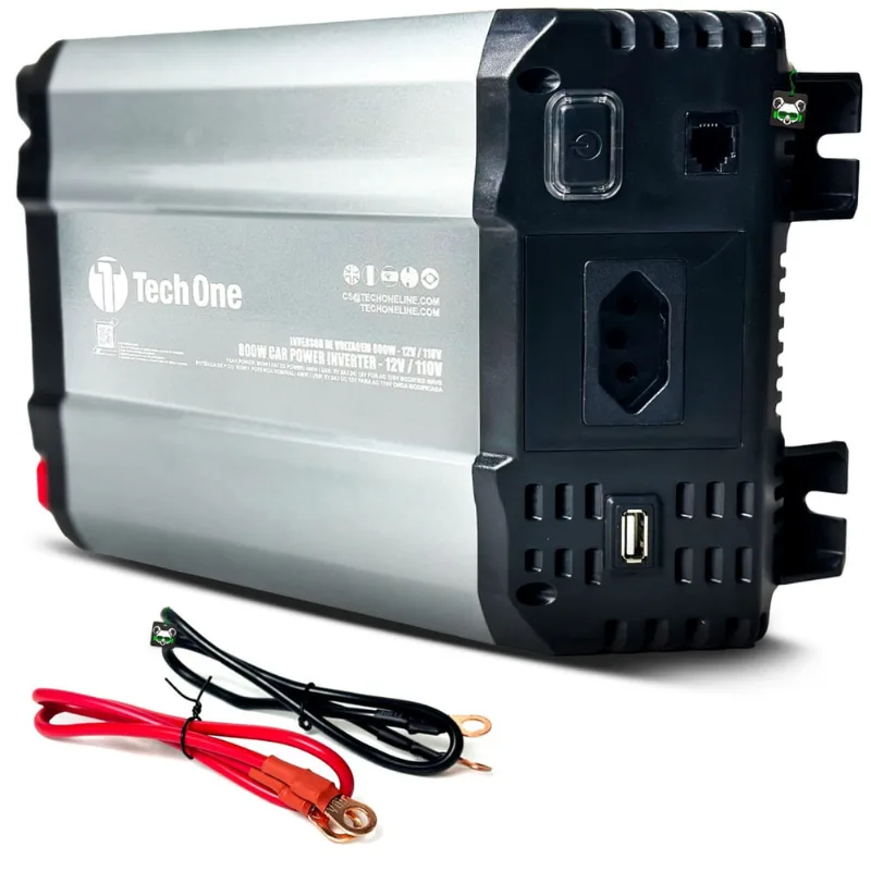 Inversor Tensão 800W 12V p/ Tomada 110V Usb Conversor Carro