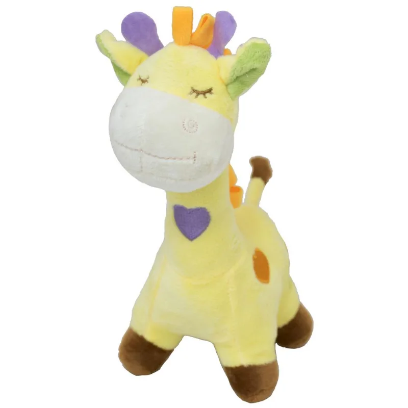 Girafa De Pelucia Para Bebe 2 Meses Pequena Amarela
