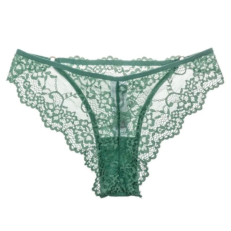 Calcinha Tanga Renda Basic + Poliamida Rosa