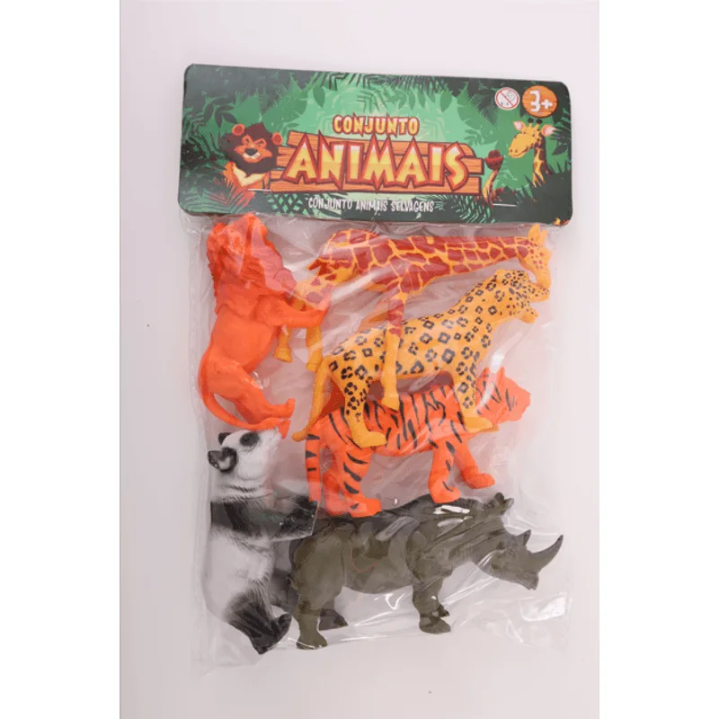 Bonecos - Conjunto de Animais Selvagens HONGYAO