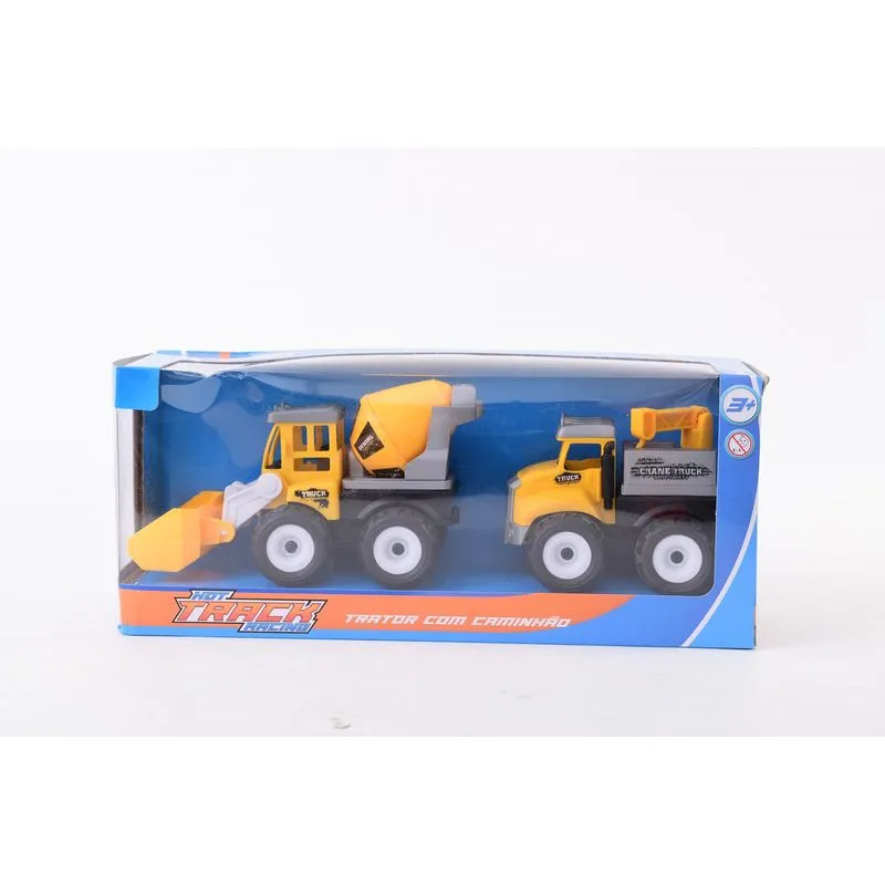 Brinquedo Veiculo - Trator com Caminhao HONGYAO