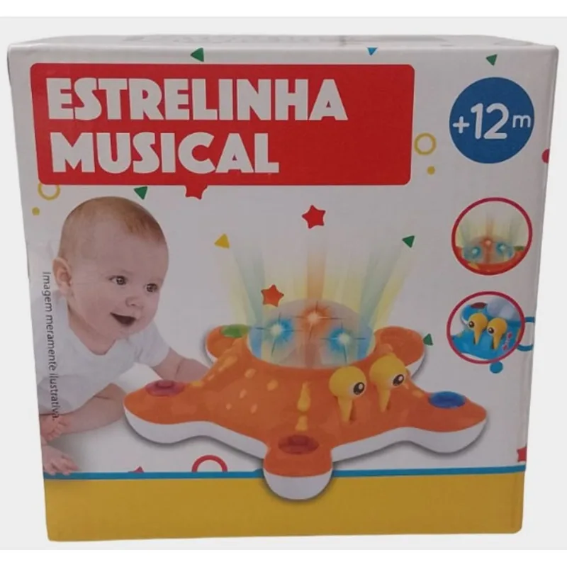 Estrelinha Musical - Bate e Volta - Luz e Som HONGYAO