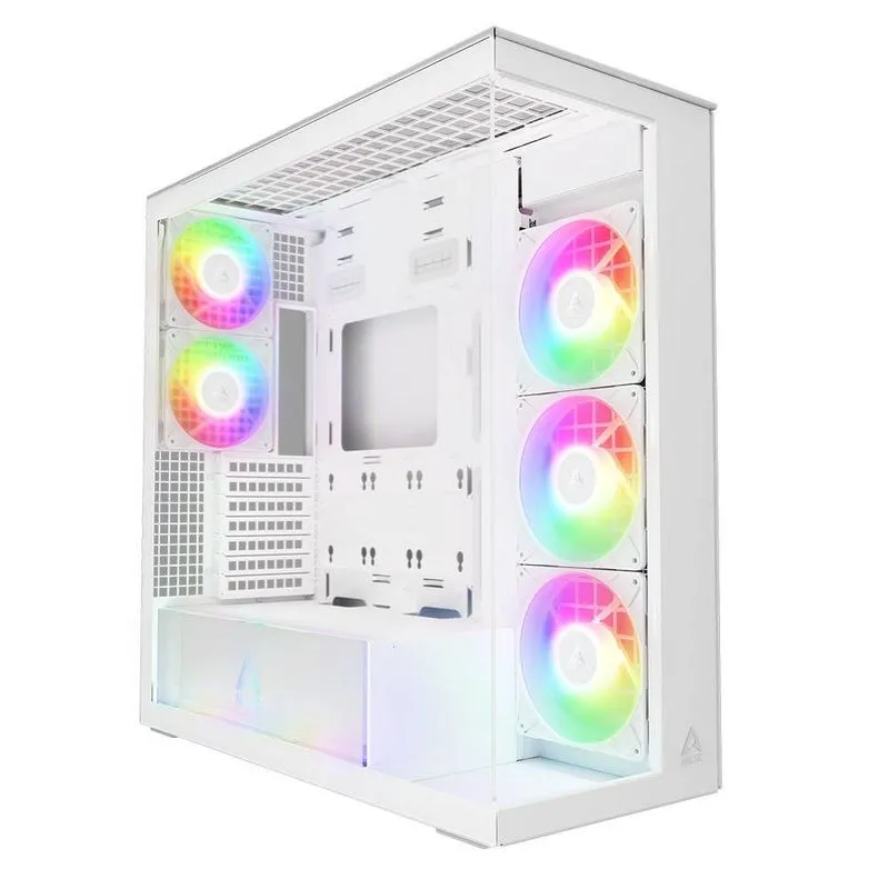 Gabinete ATX - Arctic Xtender - Janela de vidro transparente, s/ suporte vertical de GPU - Branco - ACPCC00014A