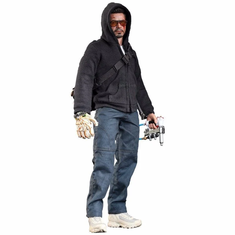 Movie Masterpiece Iron Man 3 TONY STARK THE MECHANIC Ver 1/6 Figure Hot Toys NEW